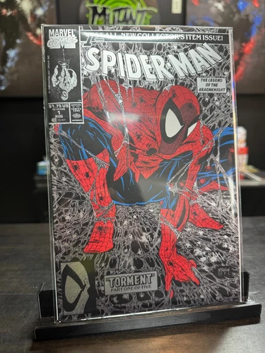 🕸️ SPIDER-MAN #1 MCFARLANE MEXICAN SPOT FOIL EXCLUSIVE LMTD 1000 🕸️