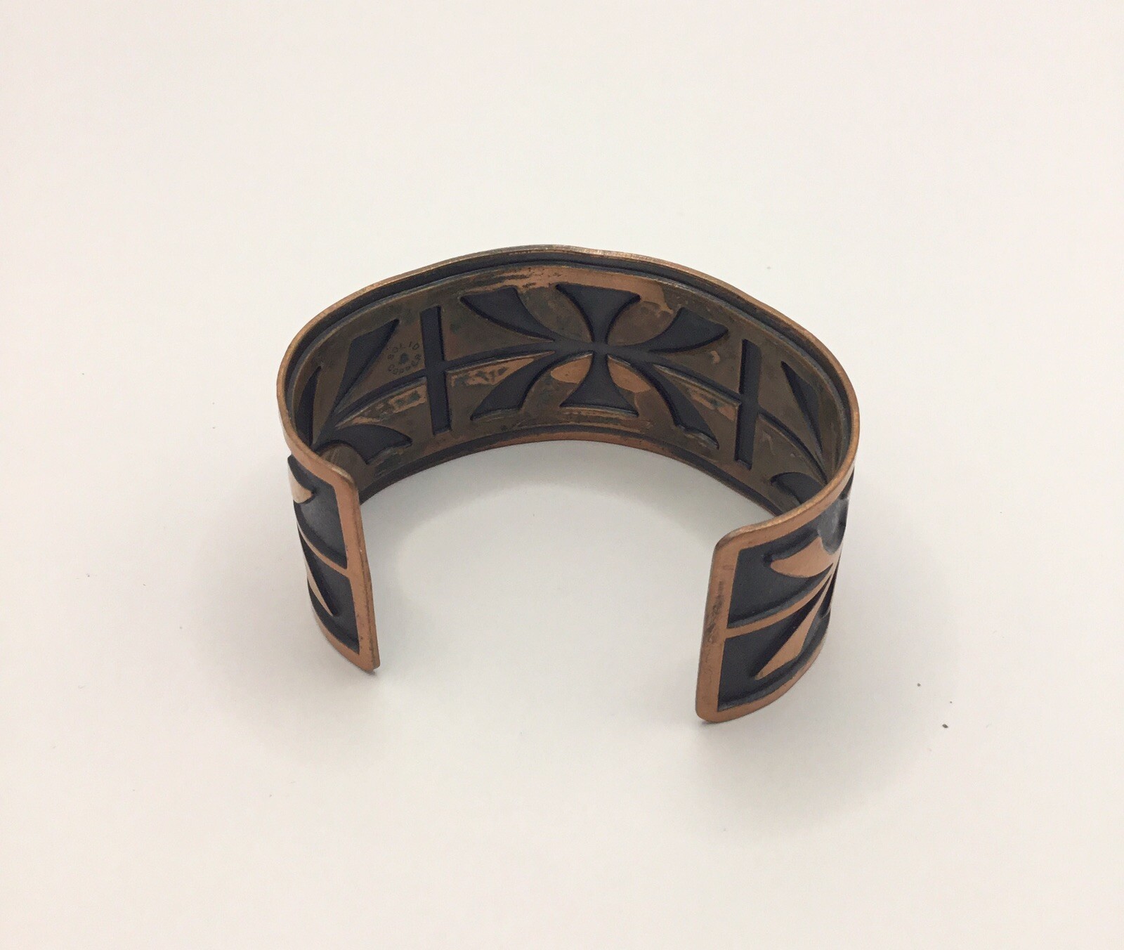 Bell Trading Post Solid Copper Cuff Bracelet Nati… - image 4