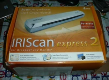 Iris IRIScan express 2 Portable USB Document Scanner - In Box