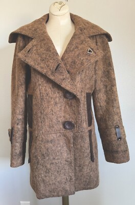 Mackage Winter Coat Wool Mohair Cashmere Canada Designer Outerwear TWIGGY BROWN