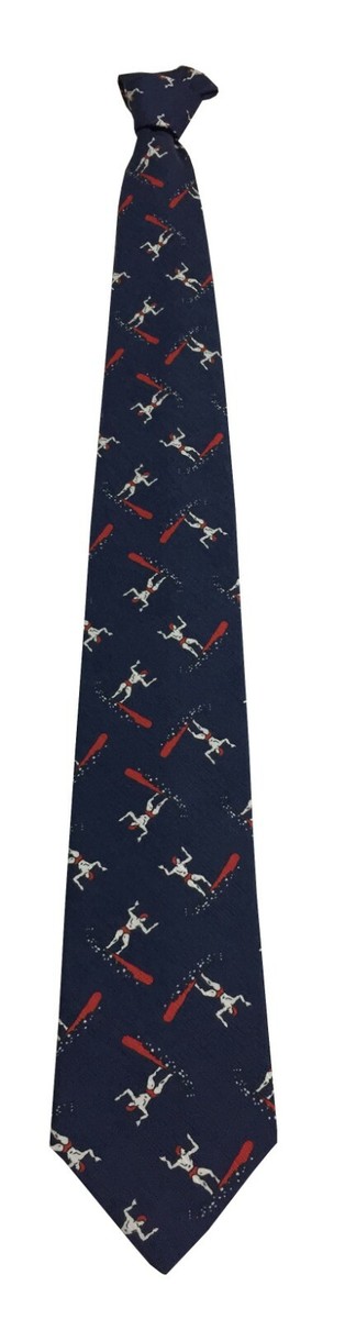 Cravate Drake's London Homme - 100% Soie - 8 Cm De Large - Bleu Foncé Fantaisie - Neuf Étiqueté