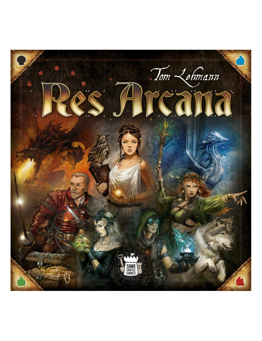 Res Arcana FR Sand Castle Games jeu de société stratégique de cartes SNDAR01FR pour alchimistes
