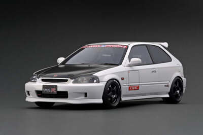 1:18 Honda CIVIC (EK9) Type R -- White -- Ignition Model IG2674  Australia