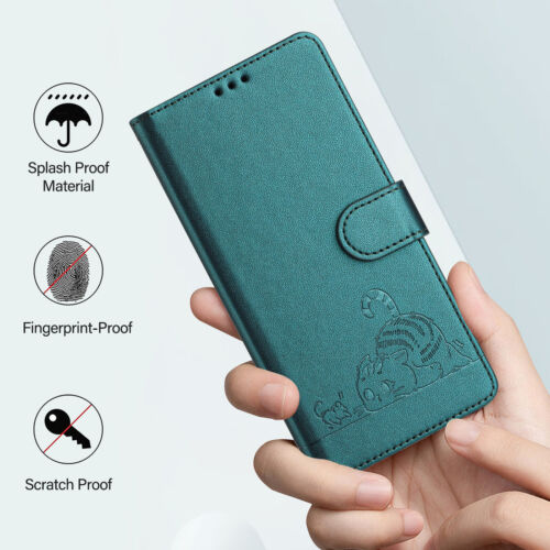 For T-Mobile Revvl 7 Pro Cute Pattern RFID Blocking Slots Crossbody Wallet Case - Picture 43 of 85