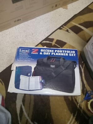 Lucas 2pc. Deluxe Portfolio & Planner Set | eBay