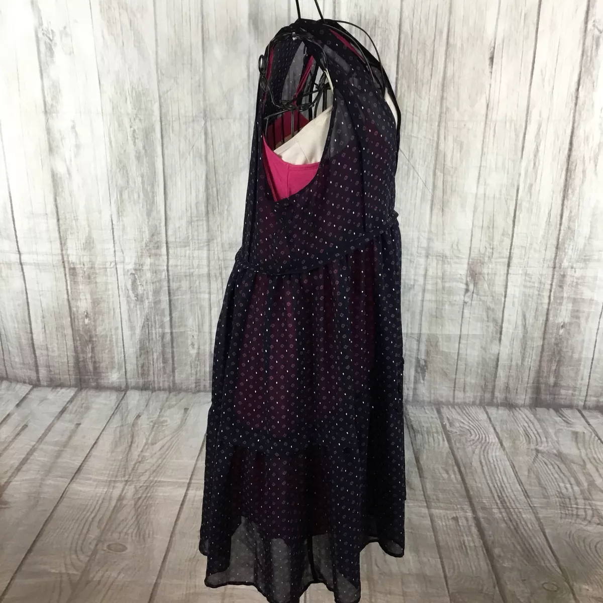 Vestido para mujer KOOKAI transparente mu eca beb sin mangas talla 36 8 10 azul rosa