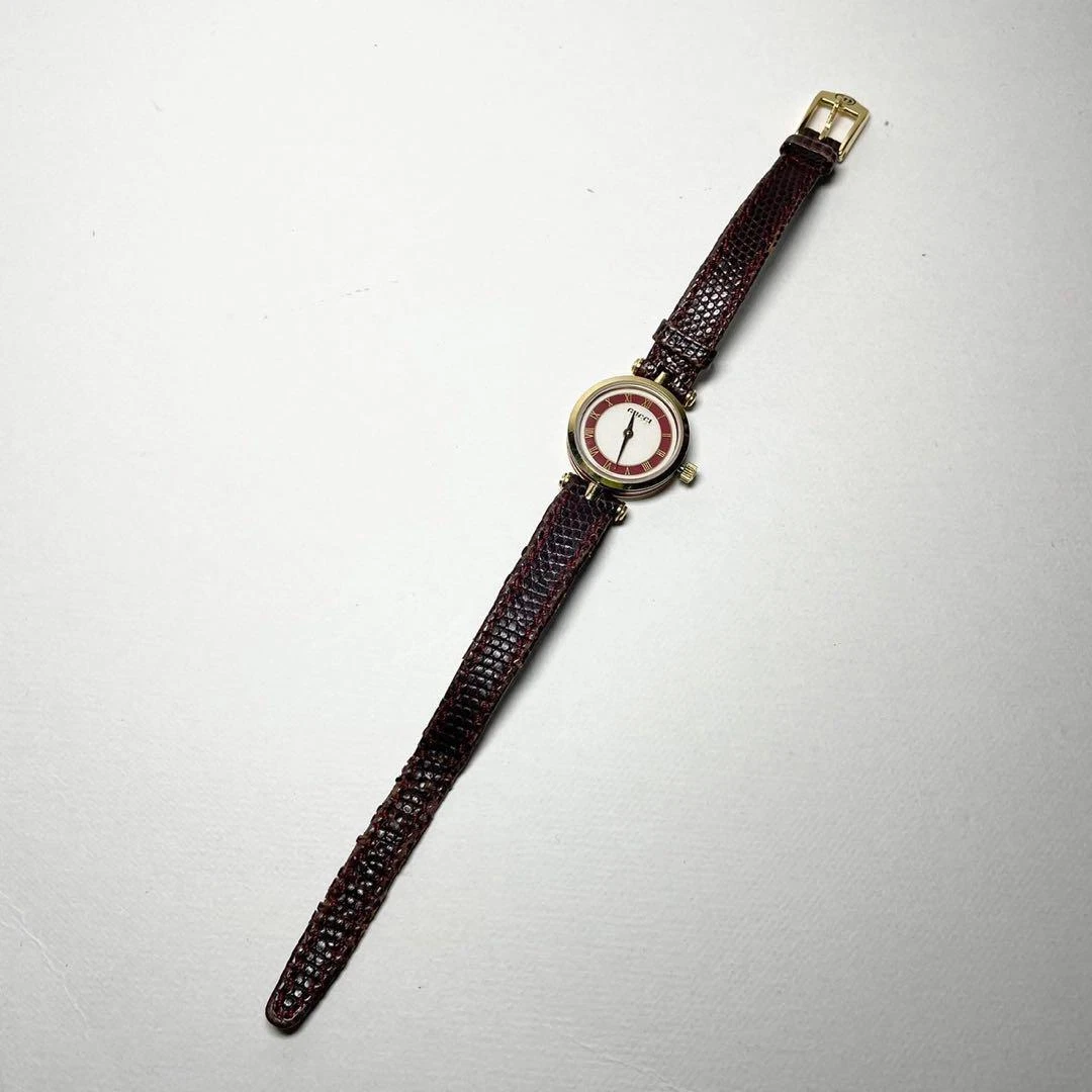 Montre femme Gucci ligne sherry ceinture cuir quartz montre femme