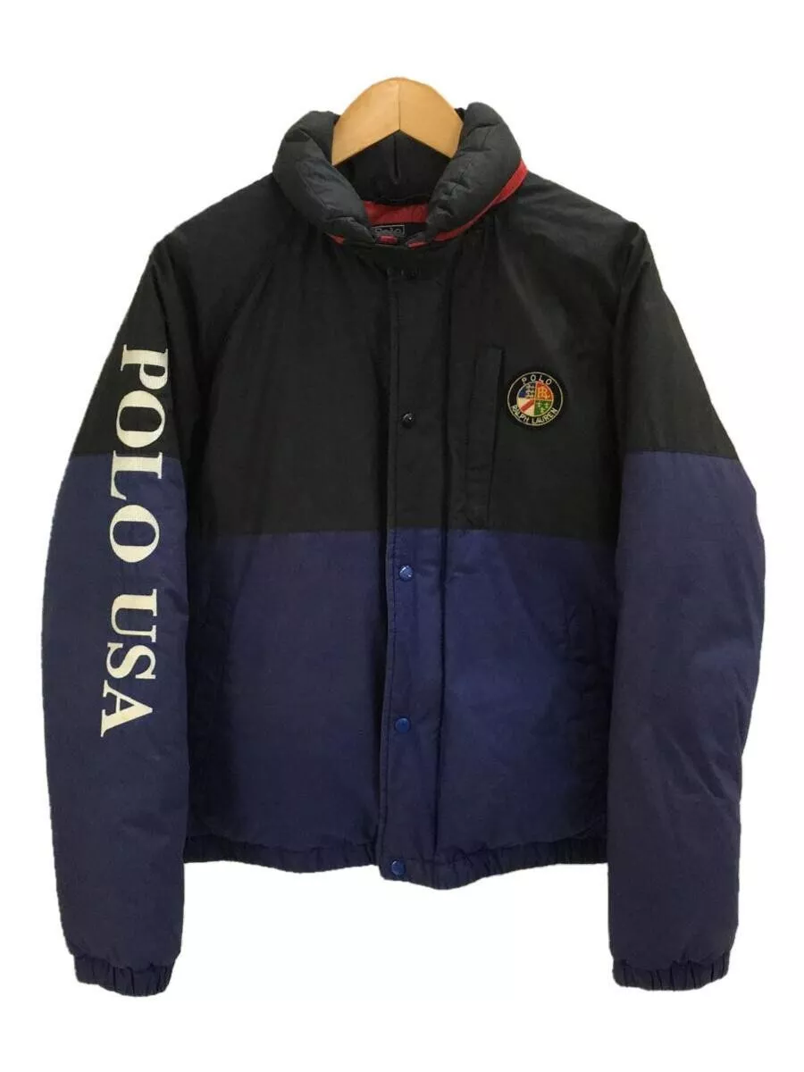 Polo Ralph Lauren 90s stand collar cookie patch down jacket size M 2212 2