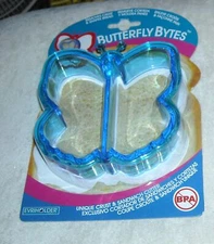Butterfly Bytes Sandwich Cutter & Crust Remover - 1 Blue Cutter