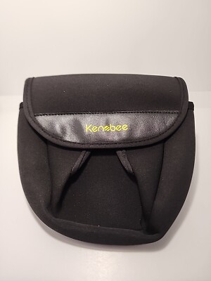 Kenobee  Spinning Reel /Baitcasting Fishing REEL COVER, Black Cover Storage Bag 