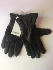 Goodfellow Co Men's Nylon Lined Leather Gloves BLACK L/XL