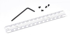 10/22 10-22 Full Size Scope Rail Mount Picatinny Weaver Base Stainless Silver