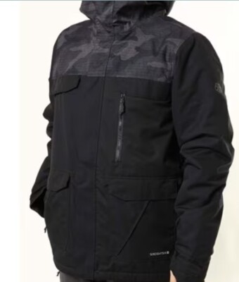 686 Infinity Insulated Jacket (L) Black Colorblock M2W117-BLK | eBay