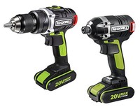 Rockwell Rk1807k2 20v Brushless Drill/impact Driver Combo Kit, 2-piece, New, Fre Rockwell Rk1807k2 20v Brushless Drill/impact Driver Combo Kit, 2-piece, New, Fre