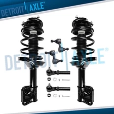 Front Struts w/Coil Spring Sway Bar Outer Tie Rods for 2009-2013 Subaru Forester