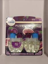 Febreze 2 Pack of Plug In Oil Refills Fig  Plum Scented Limited Edition