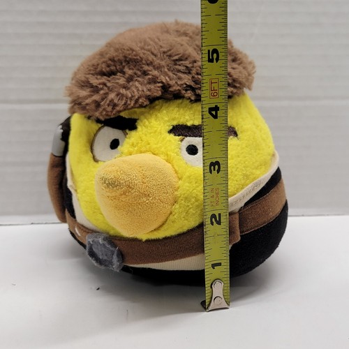 Angry Birds Star Wars Han Solo Plush Yellow Bird Stuffed Animal 5” 2012 Rovio - Picture 5 of 7