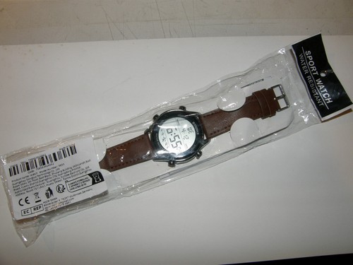 Men's Digital Sport Watch SYNOKE 9855 Wristwatch 50M Waterproof FREE S&H - Picture 4 of 5