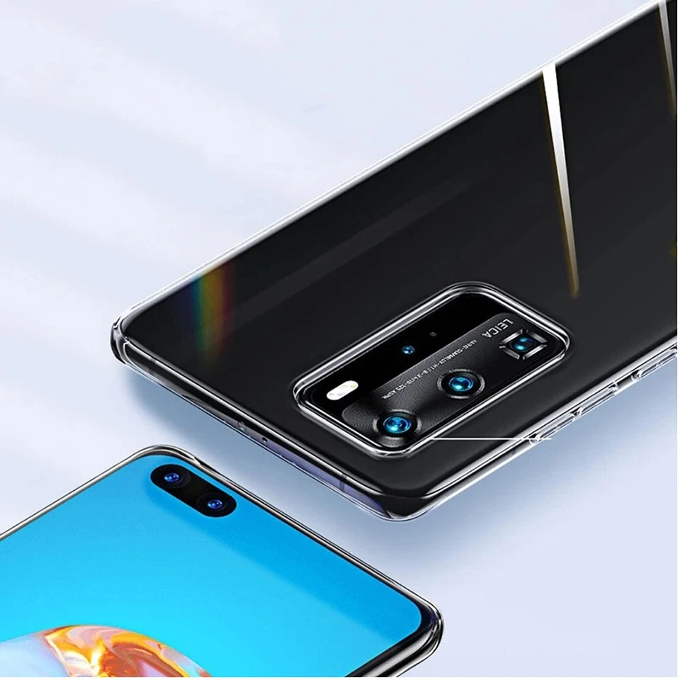Funda Para Huawei P20 P30 P40 Lite Pro Carcasa Transparente Silicona Flexible - Imagen 2 de 4