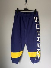 Supreme Panel Sweatpants - Size Large - Washe...