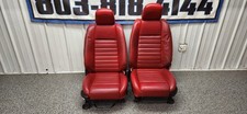 2005-2009 Ford Mustang Gt Red Leather Front Seat Set Oem 2005-2009 Ford Mustang Gt Red Leather Front Seat Set Oem