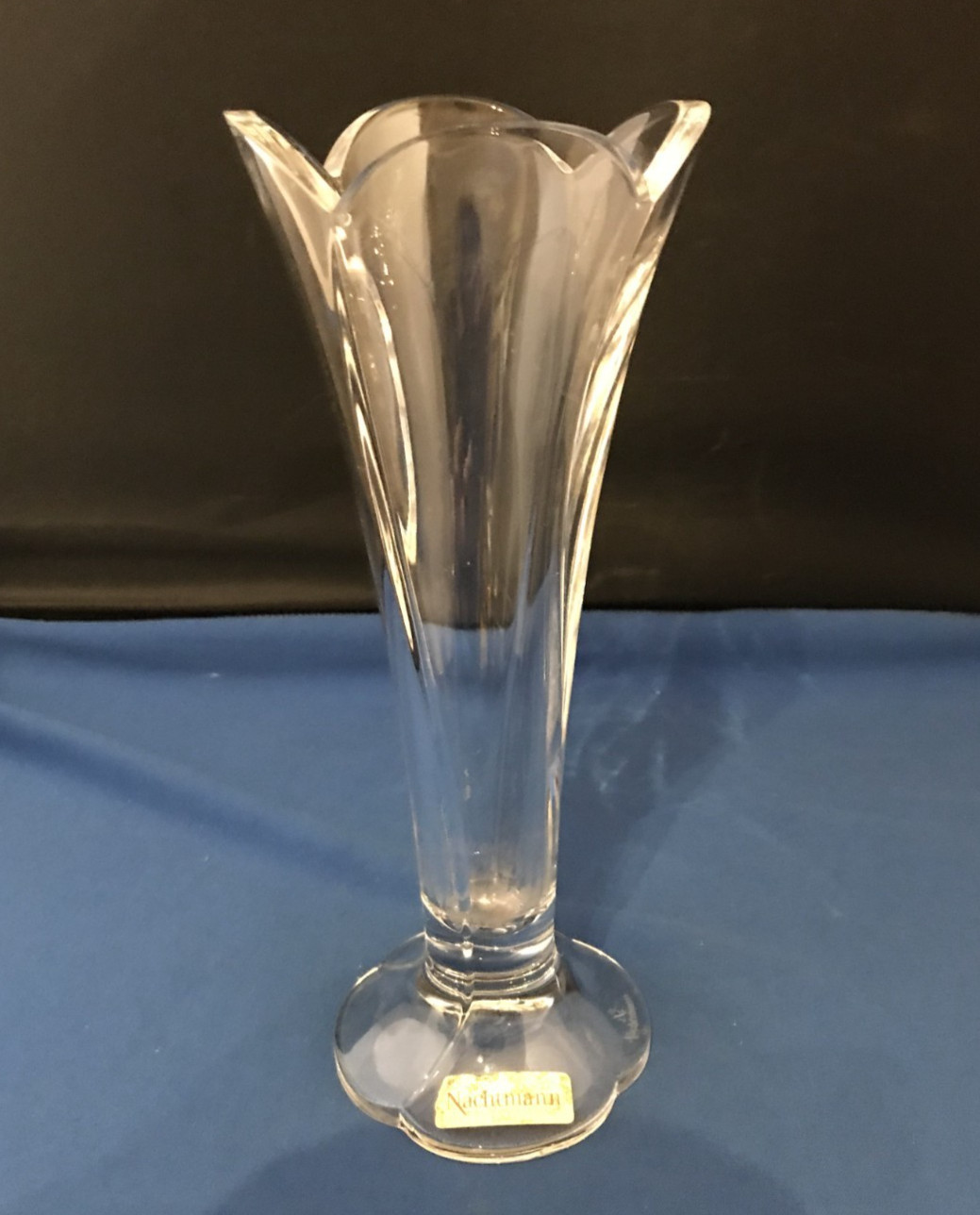 Flared Crystal Vase from the Nachtmann Manufacture (Germany)