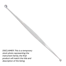 Martini Dermal Curette, Double Ended, 5.5", Small, (1.5x1.5) & (2x2 mm) Ends