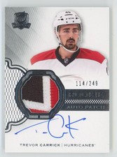 2016-17 UD The Cup Patch RPA Trevor Carrick RC Auto 114/249 #149