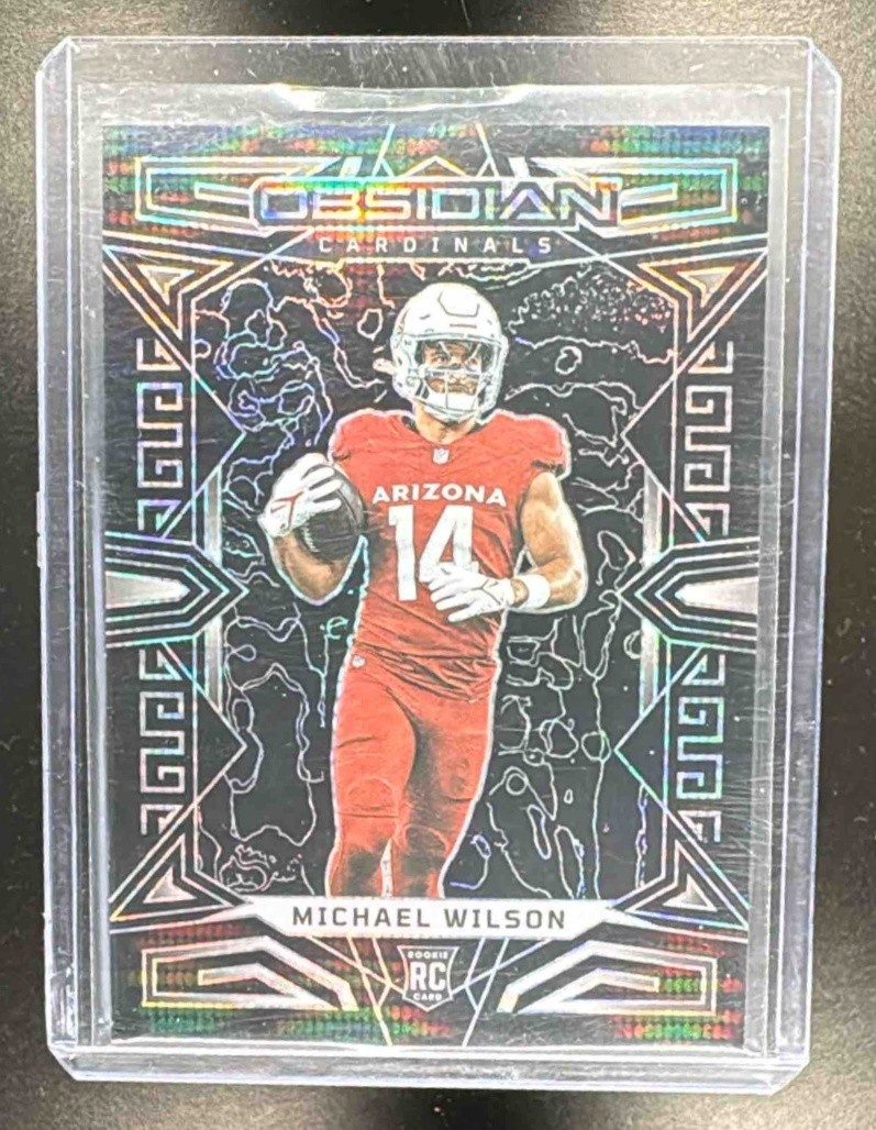 2023 Panini Football Obsidian Michael Wilson #103 RC Arizona Cardinals