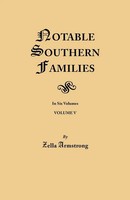 Notable Southern Families. Volume V | Zella Armstrong | Taschenbuch | Englisch
