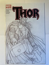 Thor #1 3rd Printing Michael Turner Sketch Variant Marvel 2007 VF