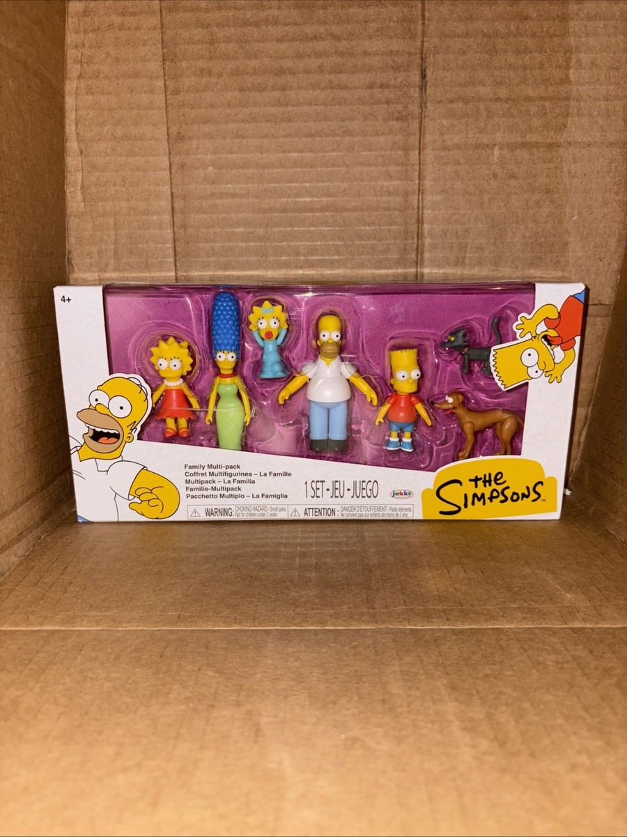 The Simpsons Family Bart Lisa Homer Multipack Action Figure Set