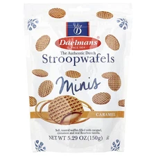 Mini Stroopwafels, Caramel, 5.29 oz (150 g)