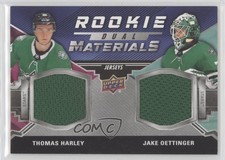 2020 Upper Deck Rookie Dual Materials Thomas Harley Jake Oettinger #RDM-OH k4s