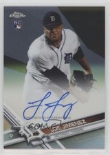 2017 Topps Chrome Rookie Auto Refractor 174/499 Joe Jimenez #RA-JJ Auto 0c2