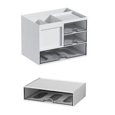 Pen Organizers with Sliding Drawer Space Saving Desktop Organizers for Office