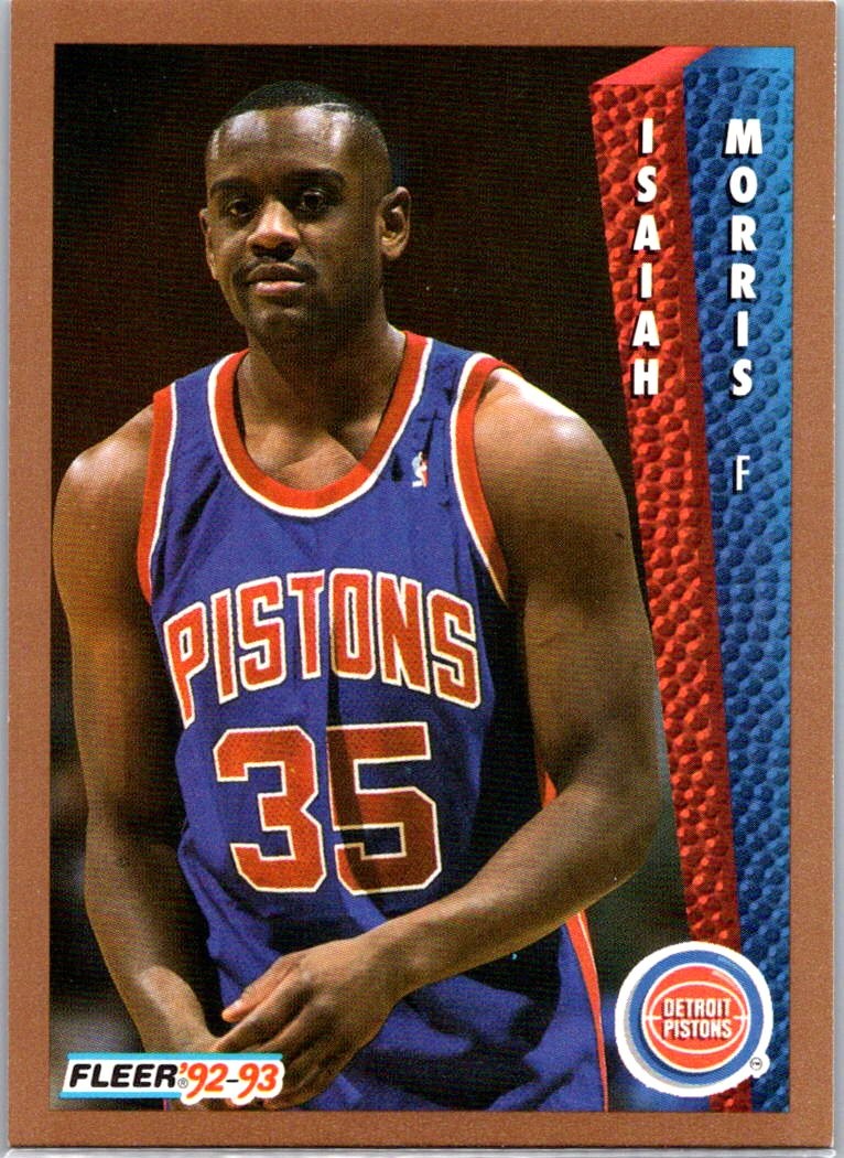 1992-93 Fleer #335 Isaiah Morris
