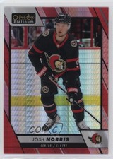 2023-24 O-Pee-Chee Platinum Red Prism 195/199 Josh Norris #151 0o5