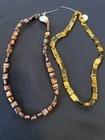 30” Of Tiger Eye Beads 2 Strands Red Tiger Eye And Traditional  — photo 1