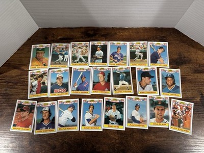 (4) 1987 Topps 1986 Rookies Commemorative Complete Set 1-22 Jose Canseco 4 Sets