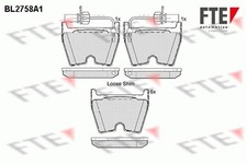 FTE Bremsbelagsatz Scheibenbremse 9010966 für VW PHAETON 3D1 3D2 3D3 3D4 3D6 3D7