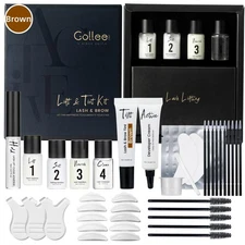 Lash Lift Kit 4 in 1 Brow Lamination Kit, Professional Eyelash Perm Kit for B...