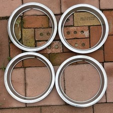 198391 Ford Ranger Bronco Ii Set0 4 Trim Rings E2ta-1210-da 14 Chrome Oem 198391 Ford Ranger Bronco Ii Set0 4 Trim Rings E2ta-1210-da 14 Chrome Oem