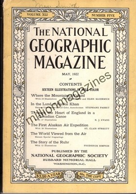 1922 National Geographic June - Capri; Constantinople; Siberia; Splendor of Rome