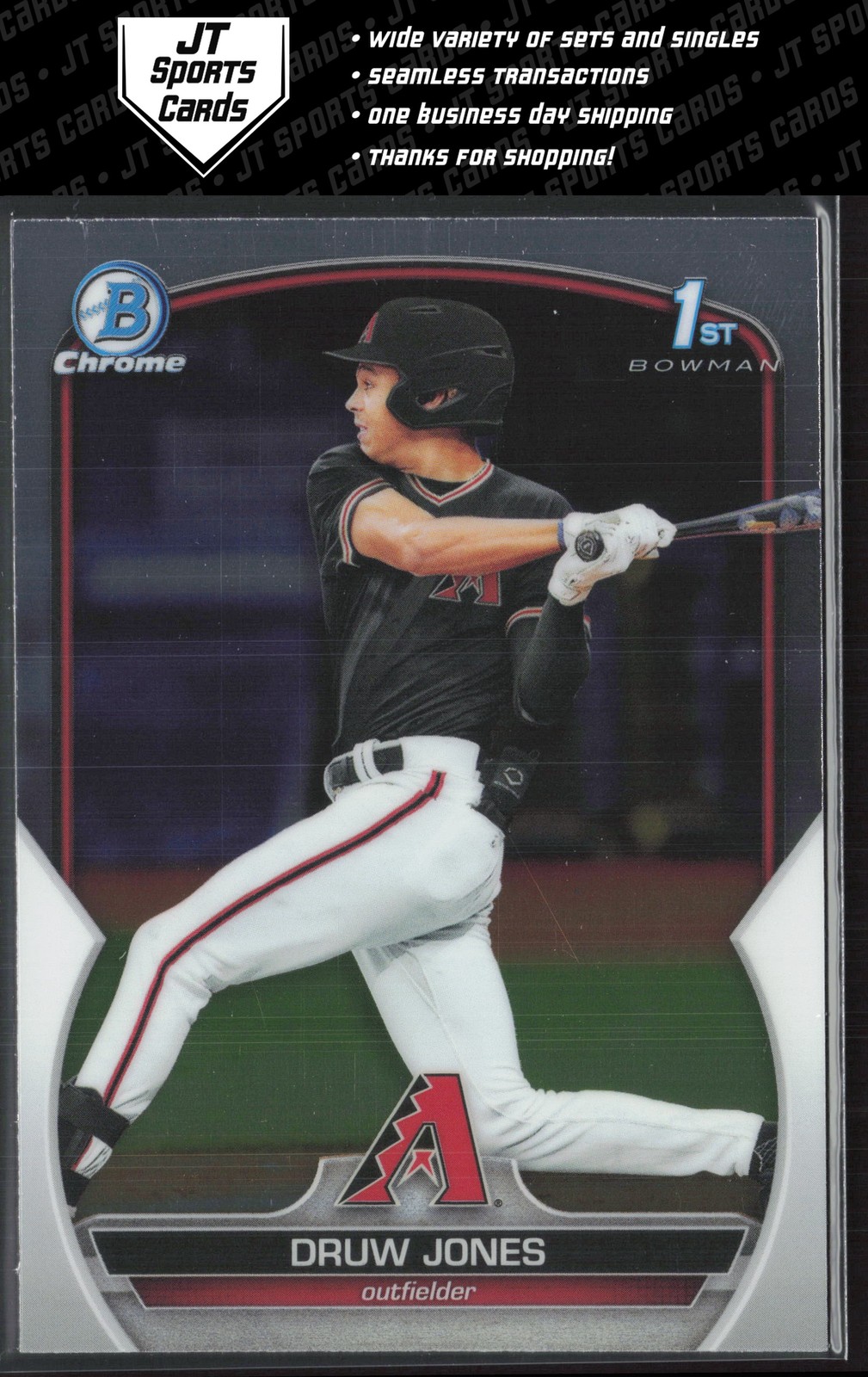 2023 Bowman Druw Jones BCP-25 1st Chrome | Arizona Diamondbacks