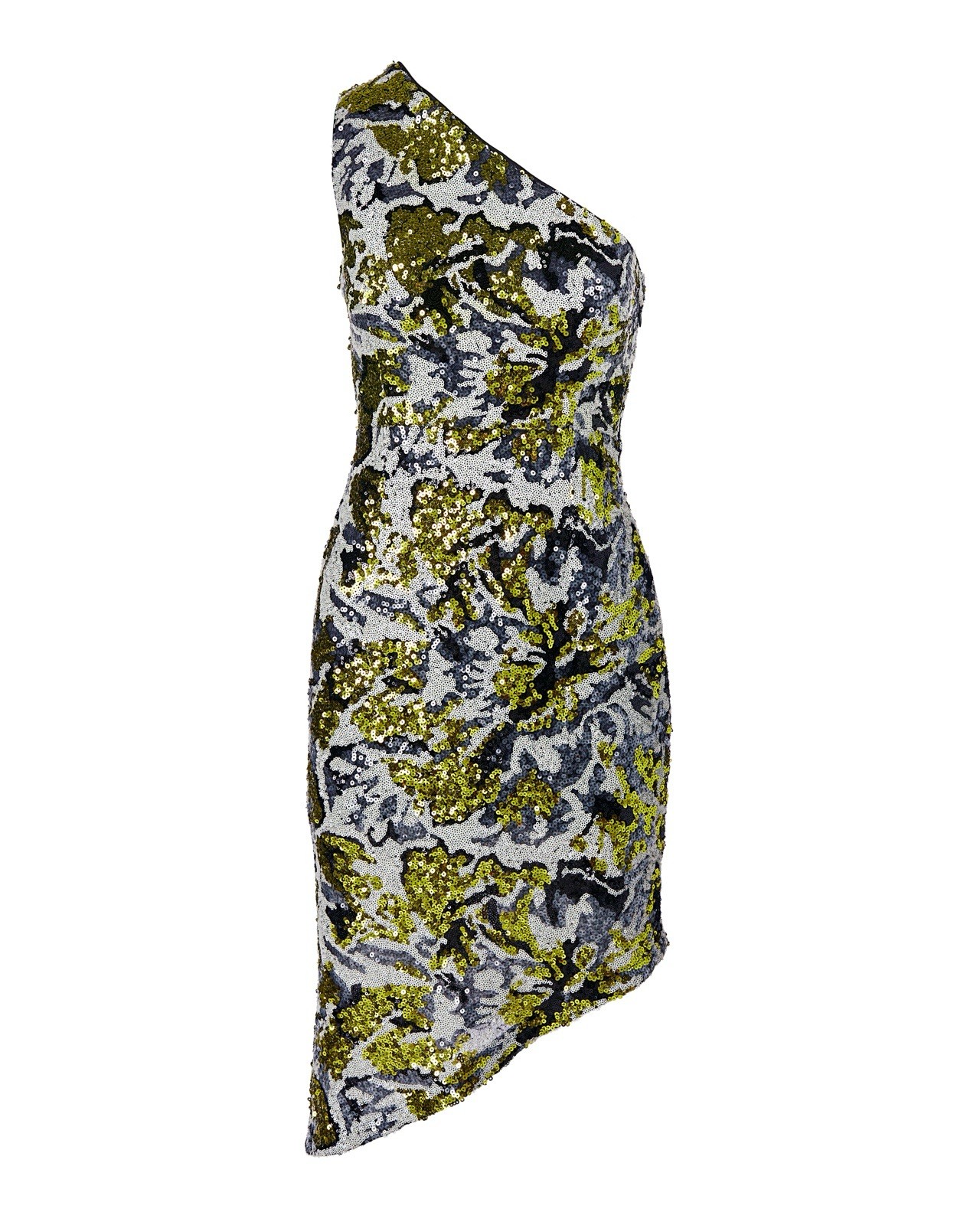 Boston Proper Size 10 Silver Sequin Patterned One… - image 2