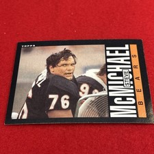 1985 Topps Steve McMichael #32 (RC) Rookie Card. rookie card picture