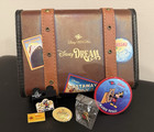 Disney Cruise Line Items; Dream Gift Box, Inaugural pins and 1 button — photo 1