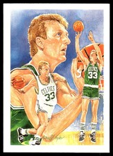 Larry Bird 1990-91 Hoops #356 Boston Celtics NBA READ FREE SHIPPING AutographDen