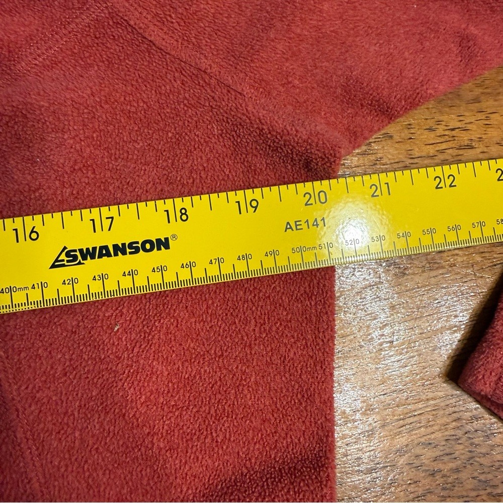 The North Face Women's Red quarter zip fleece Sweater size large thumbnail 5